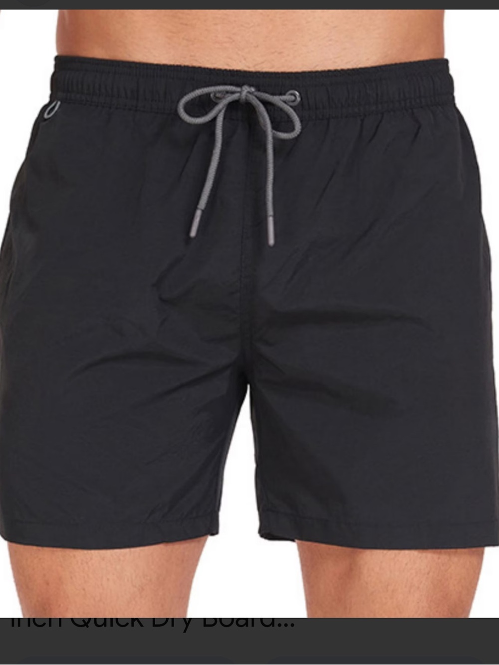 NWT Volcom elastic-waist pull on shorts with a speckled drawstring M (10/12)